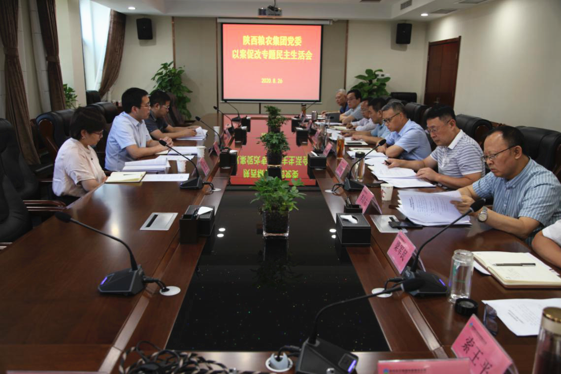 糧農(nóng)集團(tuán)黨委召開以案促改專題民主生活會
