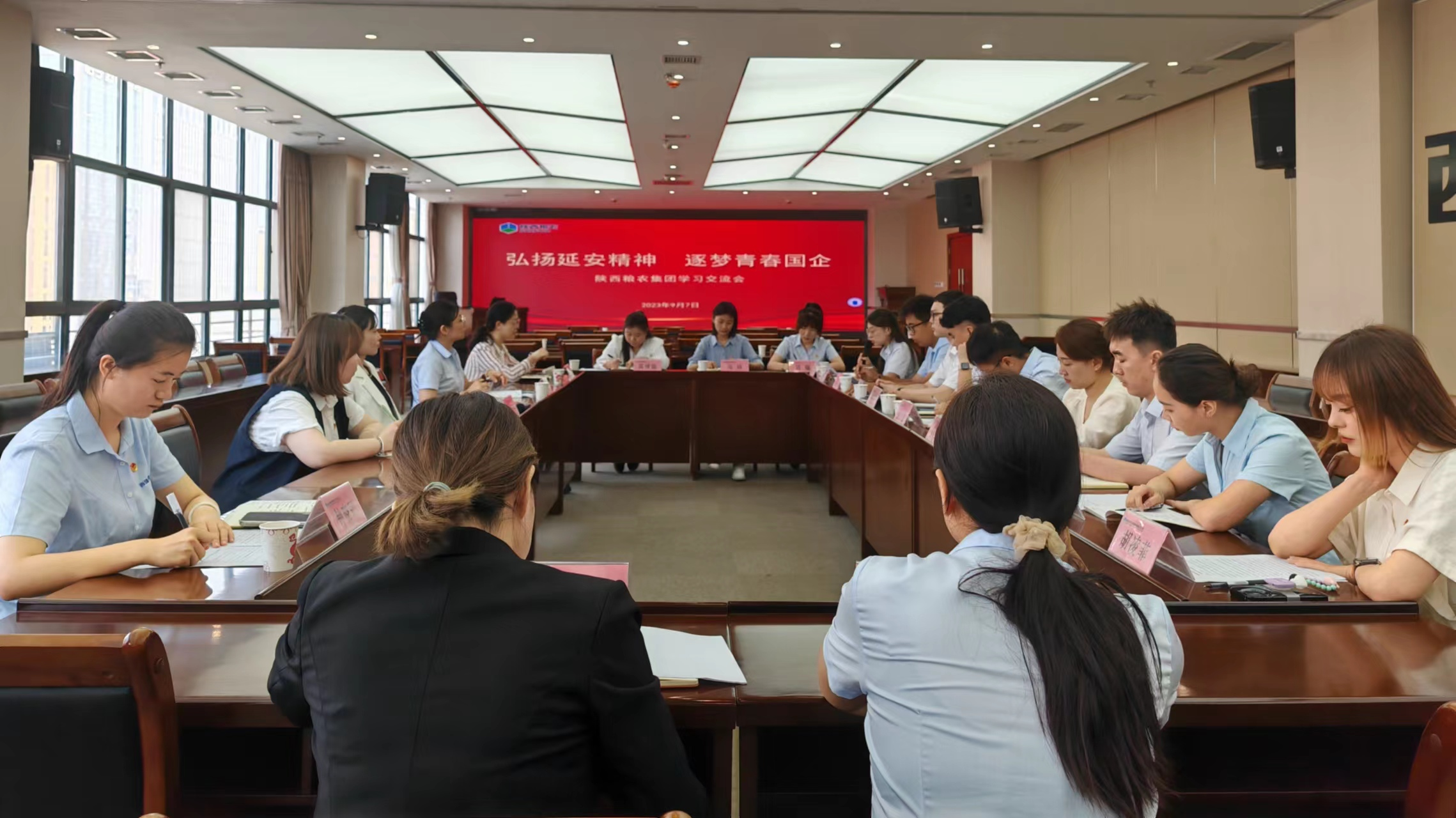 集團團委組織開展“弘揚延安精神、逐夢青春國企”學(xué)習(xí)交流會